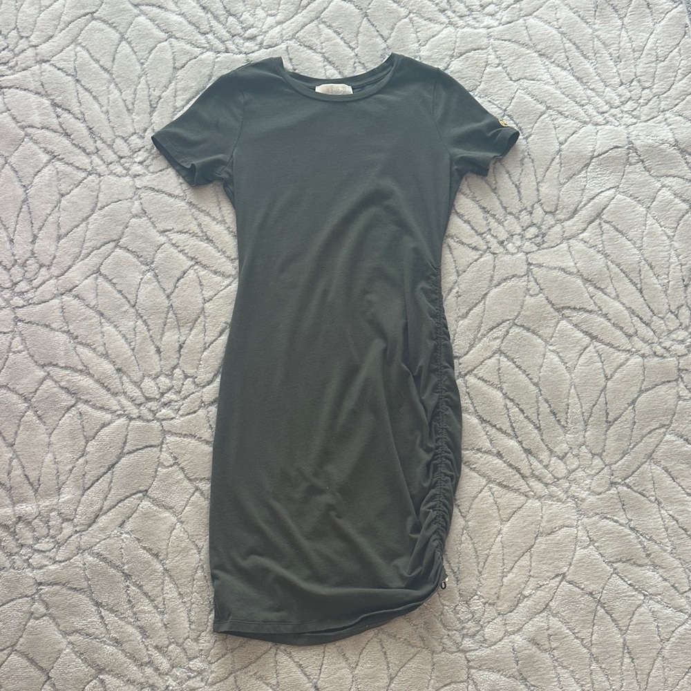 Michael Kors Forest Green Midi Dress S-Medium